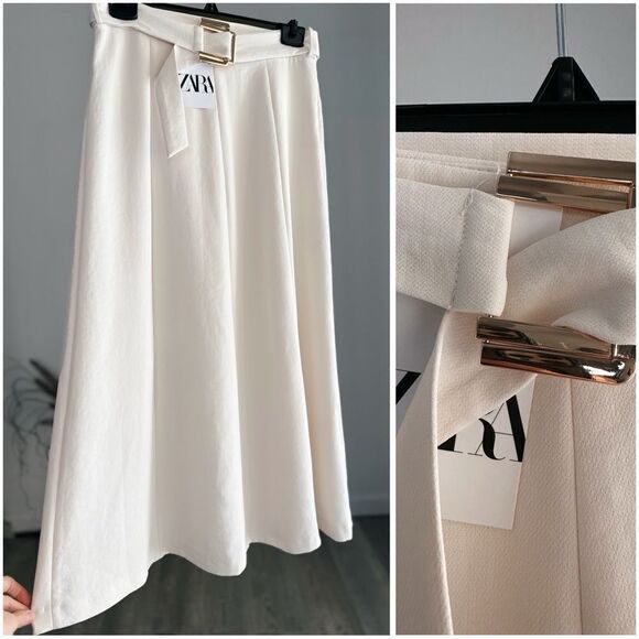 ZARA FULL MIDI SKIRT - Picture 2 of 8